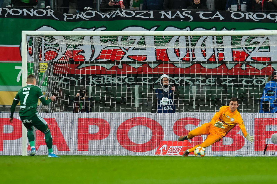 W grudniu 2019 roku Robert Pich nie wykorzystał rzutu karnego, a Legia ograła Śląsk 3:0. 