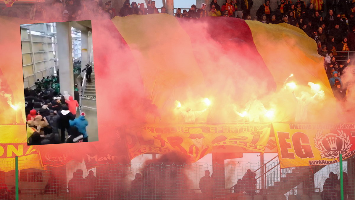 Po meczu w Kielcach doszło do starcia kibiców Korony i Radomiaka