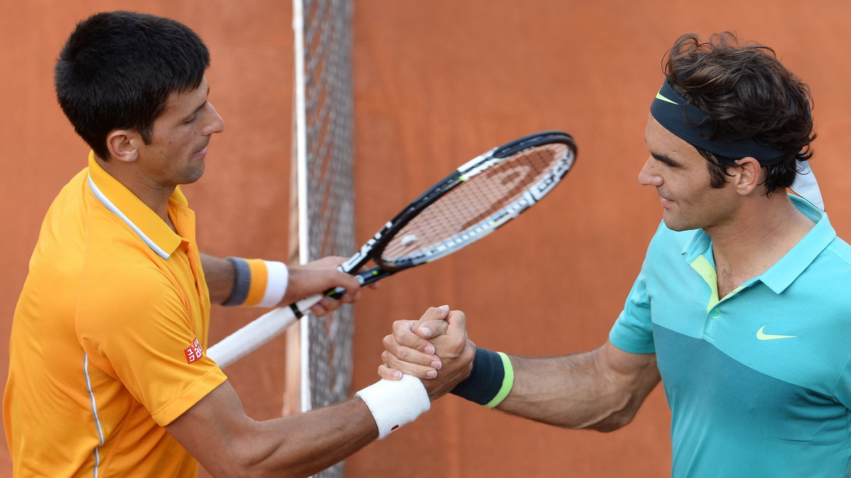 Novak Djoković (L) i Roger Federer