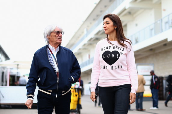 Bernie Ecclestone z żoną