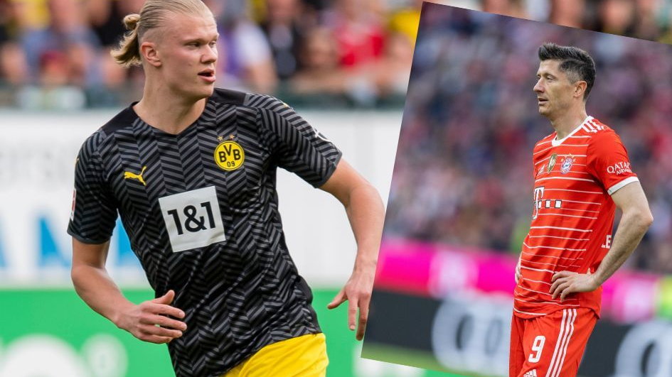 Erling Haaland i Robert Lewandowski