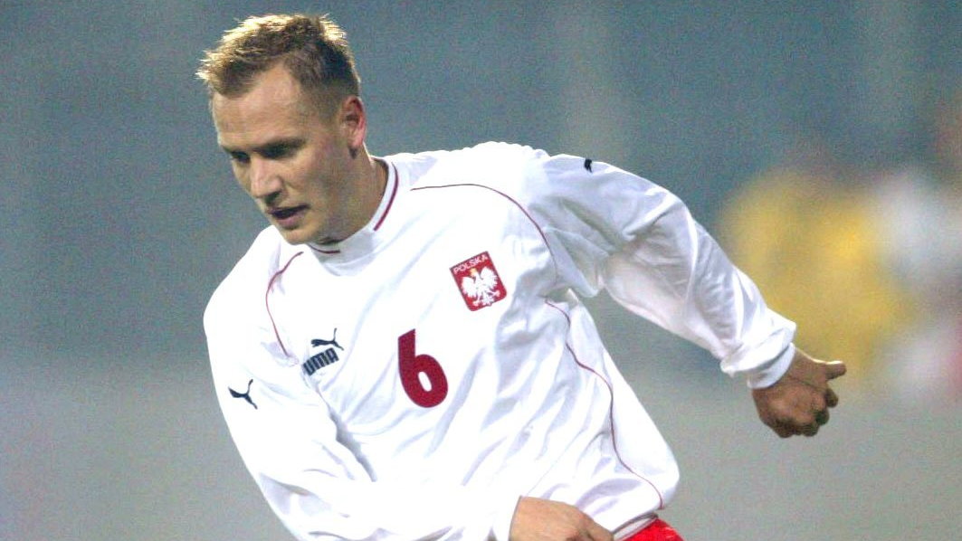 Tomasz Rząsa w meczu Polska - Serbia i Czarnogóra (4:3)