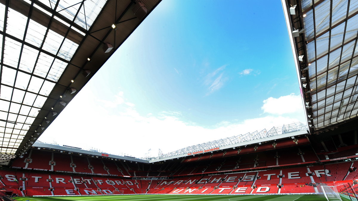 Pusty stadion Manchesteru United