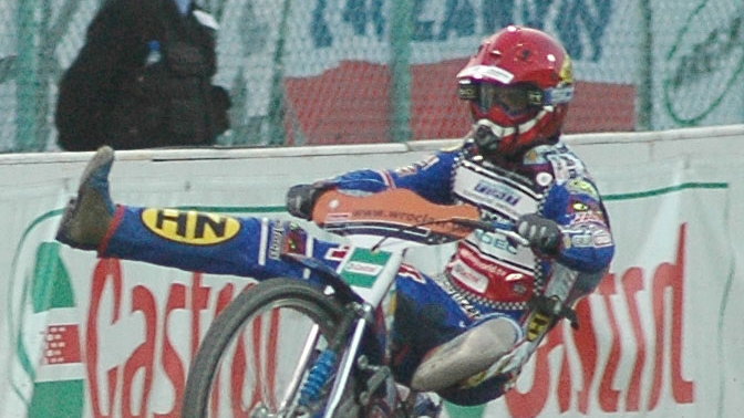 Tomasz Gollob podczas cyklu 2004