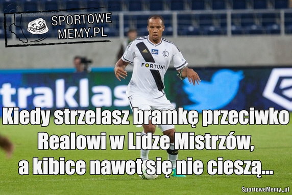 Liga Mistrzów: Legia Warszawa zremisowała z Realem Madryt - memy po meczu