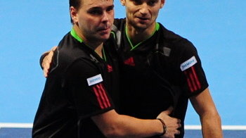 Mariusz Fyrstenberg i Marcin Matkowski (po lewej)