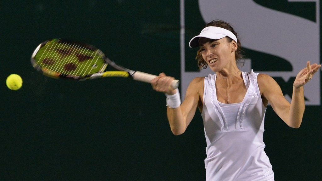 Martina Hingis, fot. AFP PHOTO/Manjunath KIRAN