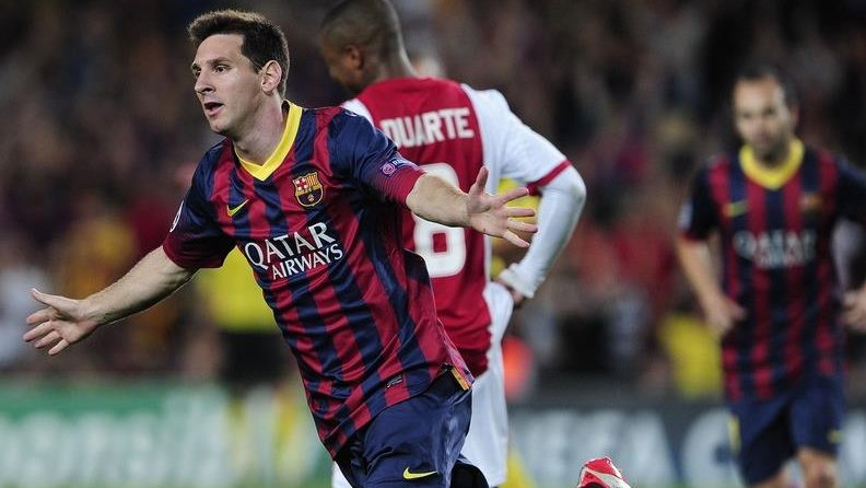 Lionel Messi strzelił gola dla Barcy 