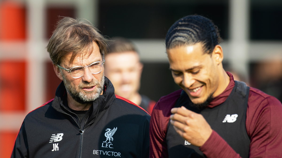 Juergen Klopp i Virgil van Dijk