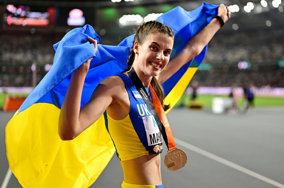 Jarosława Mahuczich zdobyła w Budapeszcie jedyne złoto dla Ukrainy. Srebrny medal wywalczyła Maryna Bech-Romanczuk (trójskok)