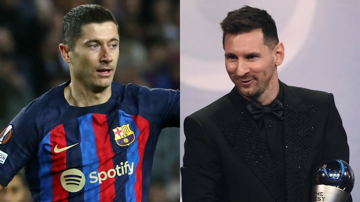 Robert Lewandowski i Lionel Messi