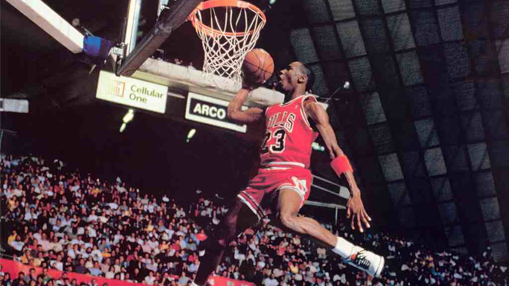 Michael Jordan w czasach gry dla Chicago Bulls