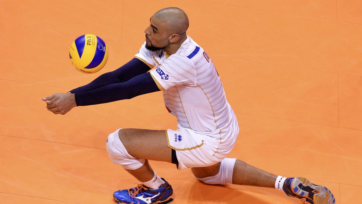 Volleyball. The 2016 Summer Olympics qualifier. Men. France vs. Poland