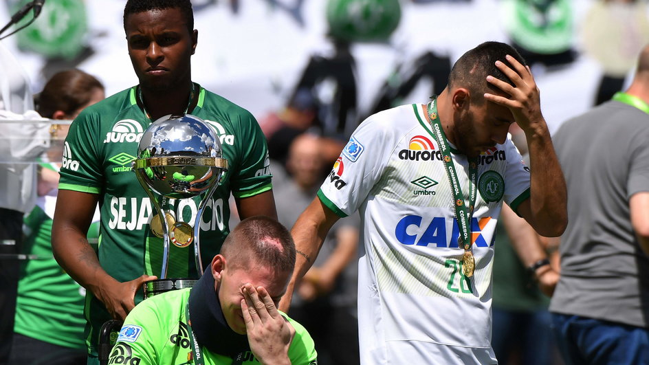 FBL-BRAZIL-CHAPECOENSE-PALMEIRAS-SURVIVORS