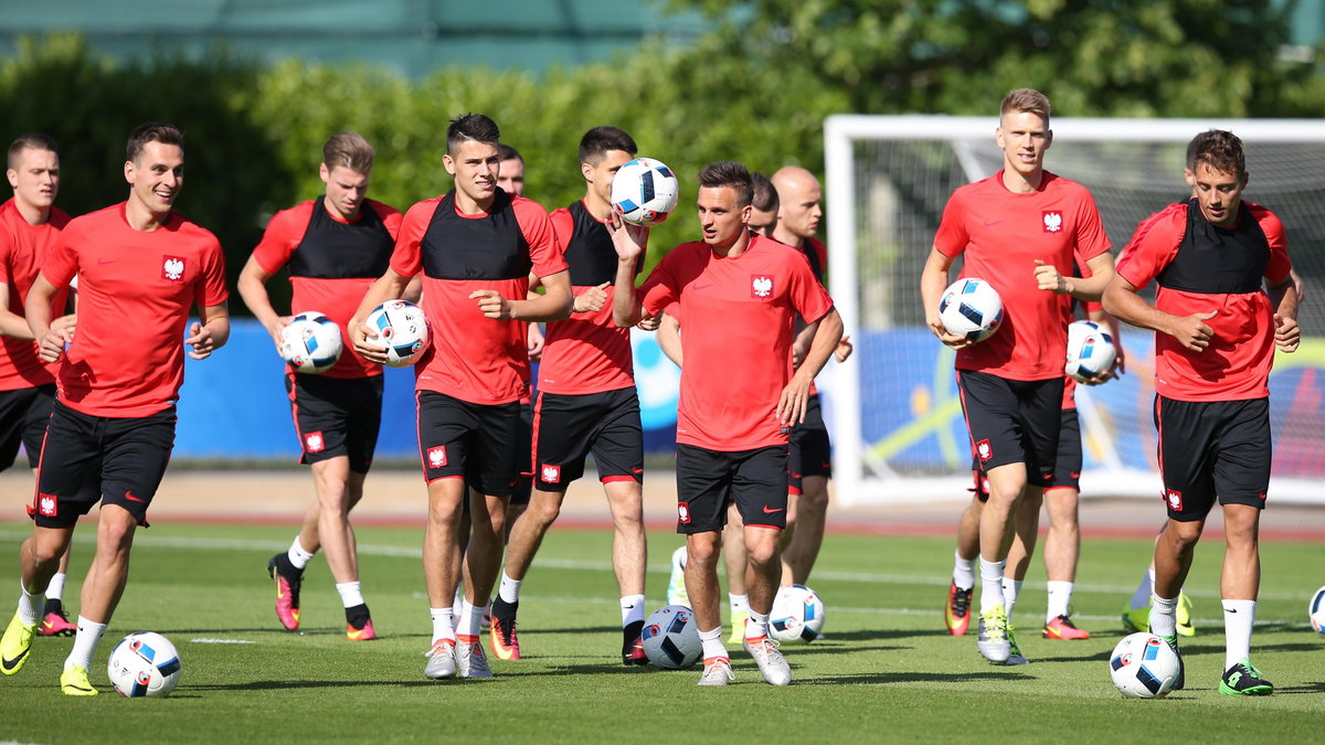 Pilka nozna. Euro 2016. Reprezentacja Polski. Trening. 07.06.2016