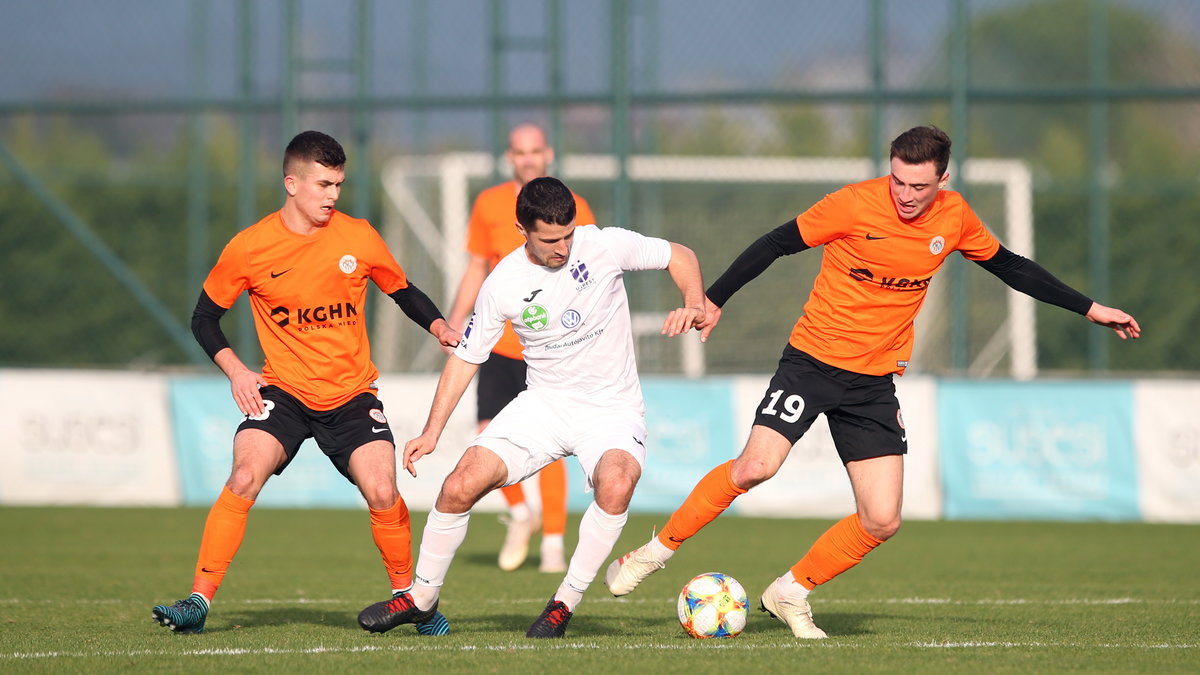 Sparing Zagłębia Lubin z Ujpest FC Budapeszt