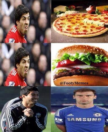 Luis Suarez memy po meczu Liverpool - Chelsea