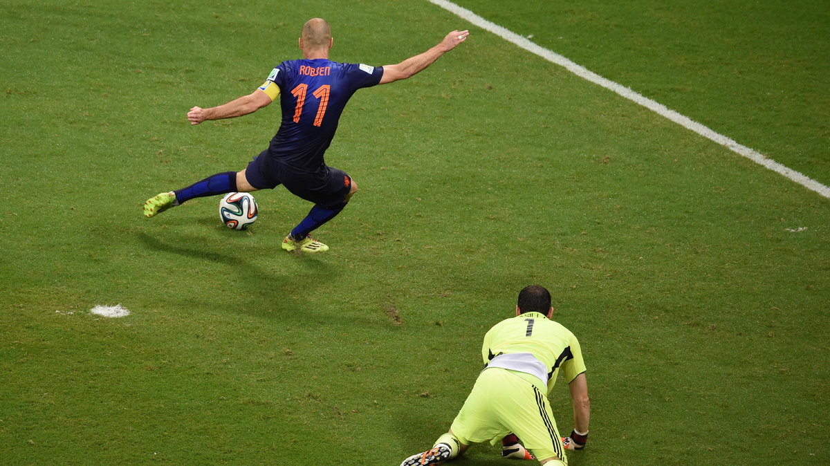 Arjen Robben i Casillas