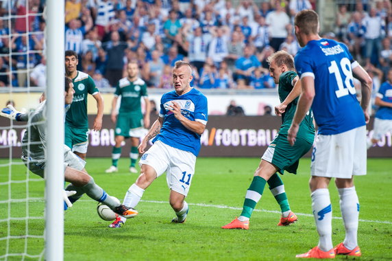 PIŁKA NOŻNA ELIMINACJE LE LECH POZNAŃ CHAZAR LENKORAN