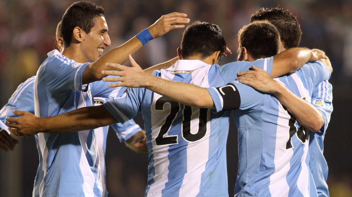 Lionel Messi, Sergio Aguero, Fernando Gago, Angel Di Maria