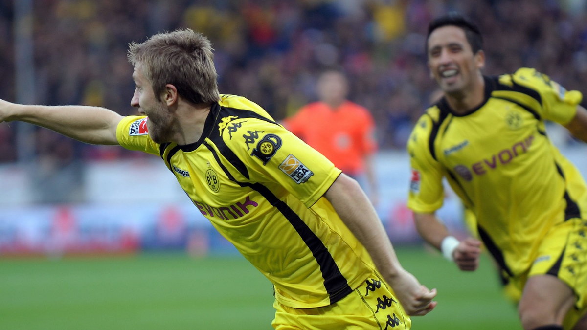 Jakub Błaszczykowski (L) oraz Lucas Barrios (P)