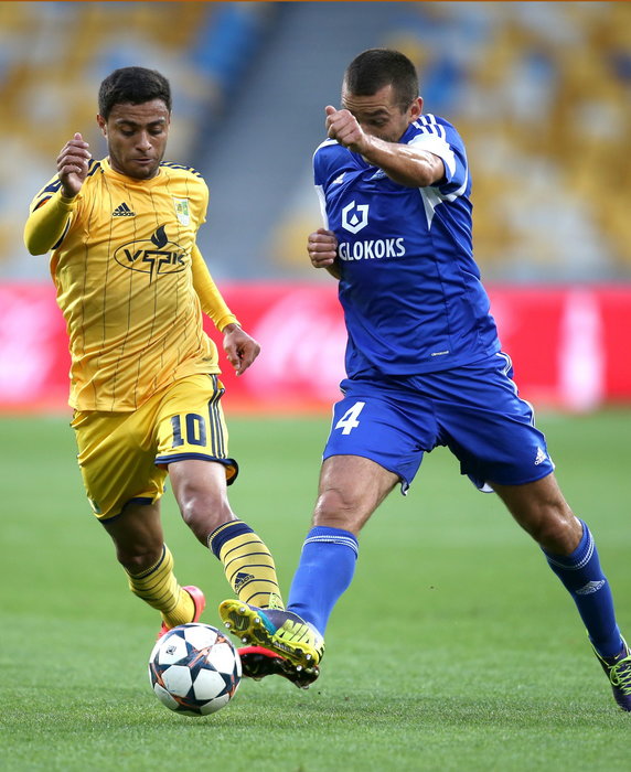 UKRAINE SOCCER UEFA EUROPA LEAGUE PLAY OFF (FC Metalist Kharkiv vs Ruch Chorzow)