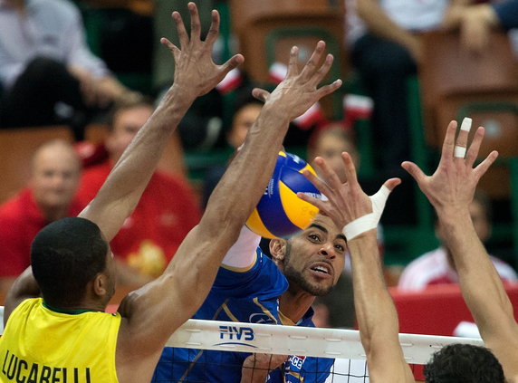 SIATKÓWKA FIVB MISTRZOSTWA ŚWIATA 2014 BRAZYLIA FRANCJA (Earvin Ngapeth)