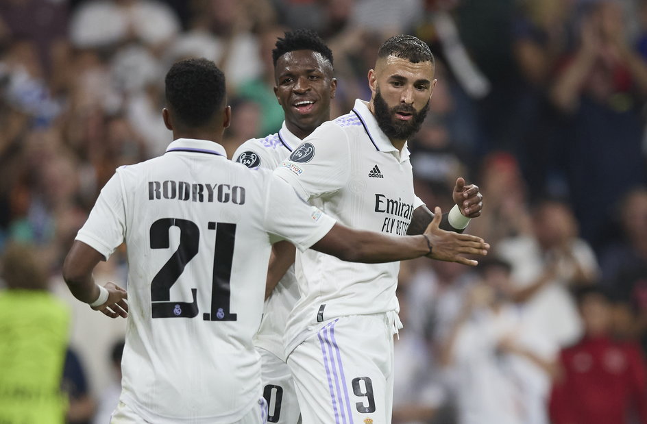 Rodrygo, Vinicius Junior i Karim Benzema