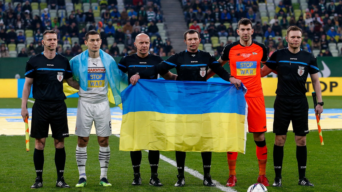 W czasie meczu w Gdańsku zbierano środki na pomoc humanitarną dla Ukrainy