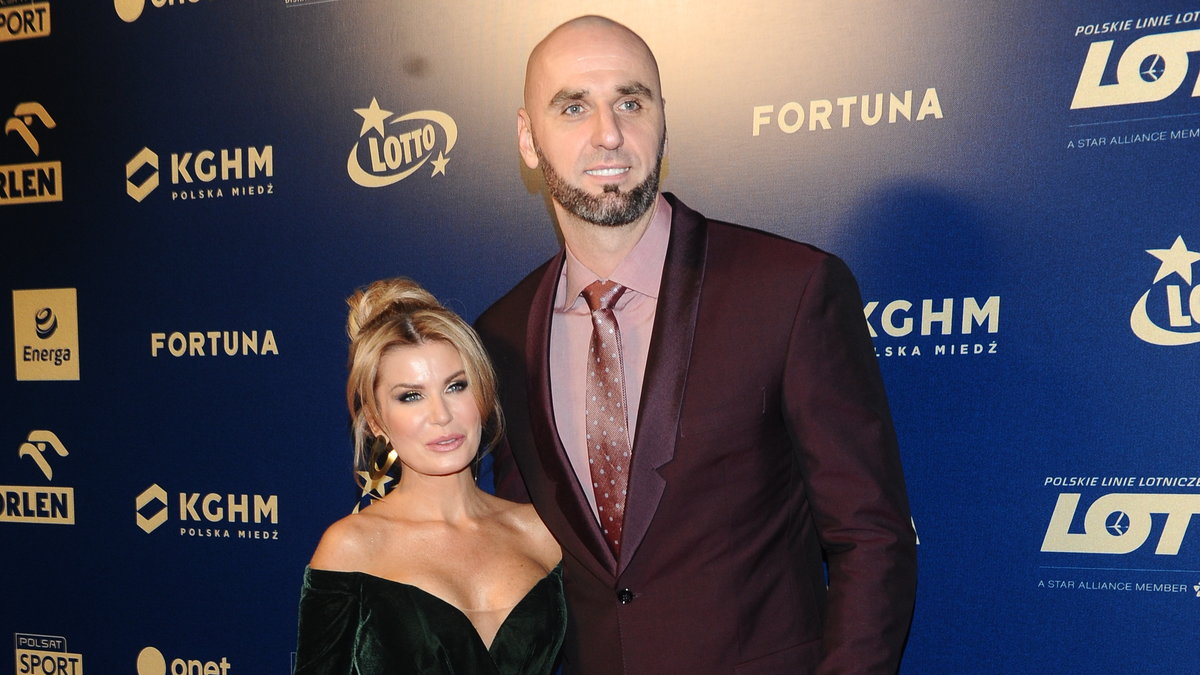 Marcin Gortat i Żaneta Stanisławska