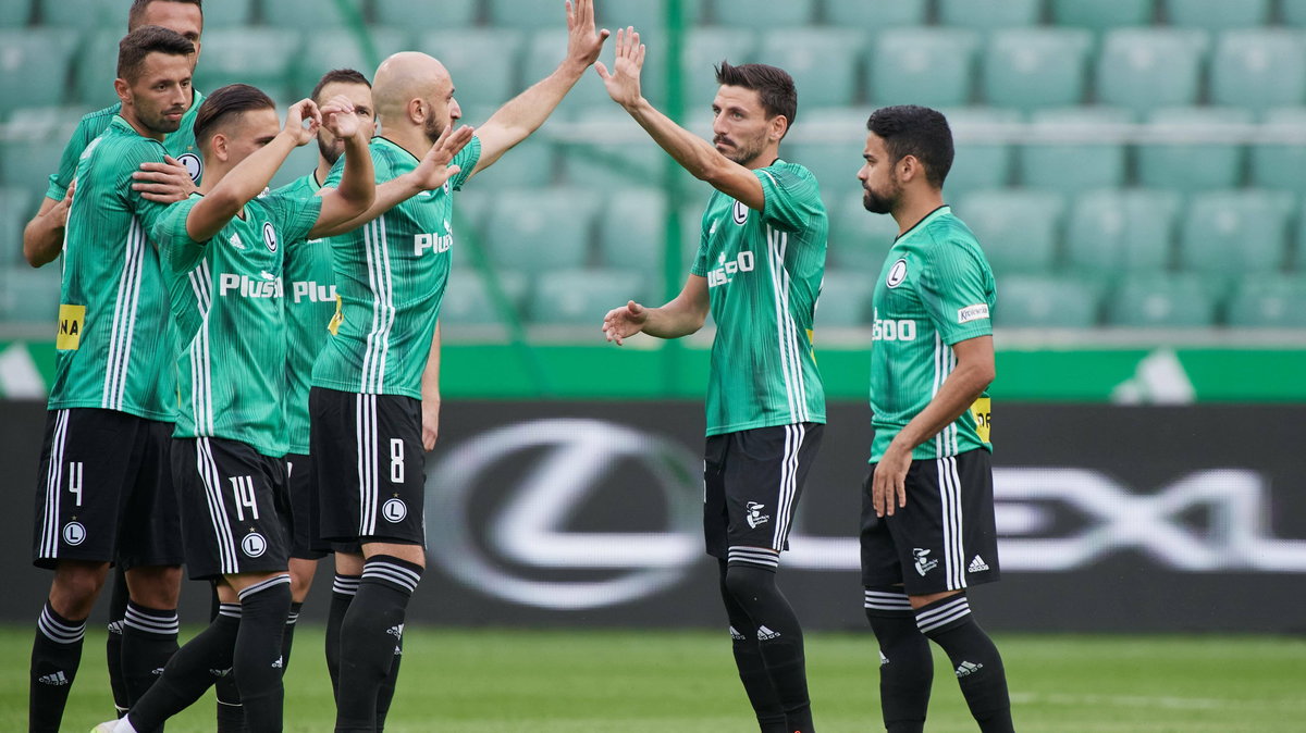 18.08.2020 LEGIA WARSZAWA - LINFIELD FC ELIMINACJE LIGI MISTRZOW PILKA NOZNA