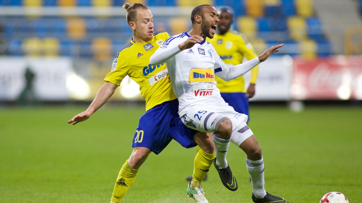 Pilka nozna. Ekstraklasa. Arka Gdynia - Wisla Plock. 22.04.2017