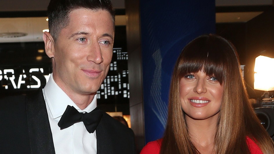 Robert Lewandowski i Anna Lewandowska