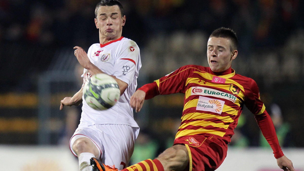 Jagiellonia docenia Widzew Łódź