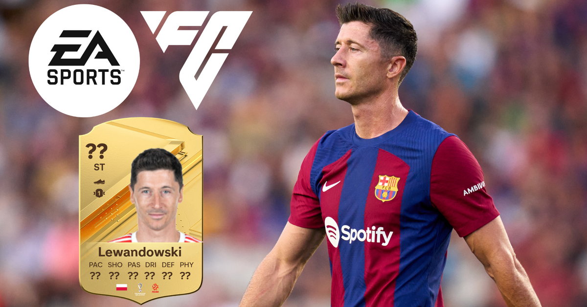 ¿Cómo se verá Robert Lewandowski en EA Sports FC 24?  posible tarjeta