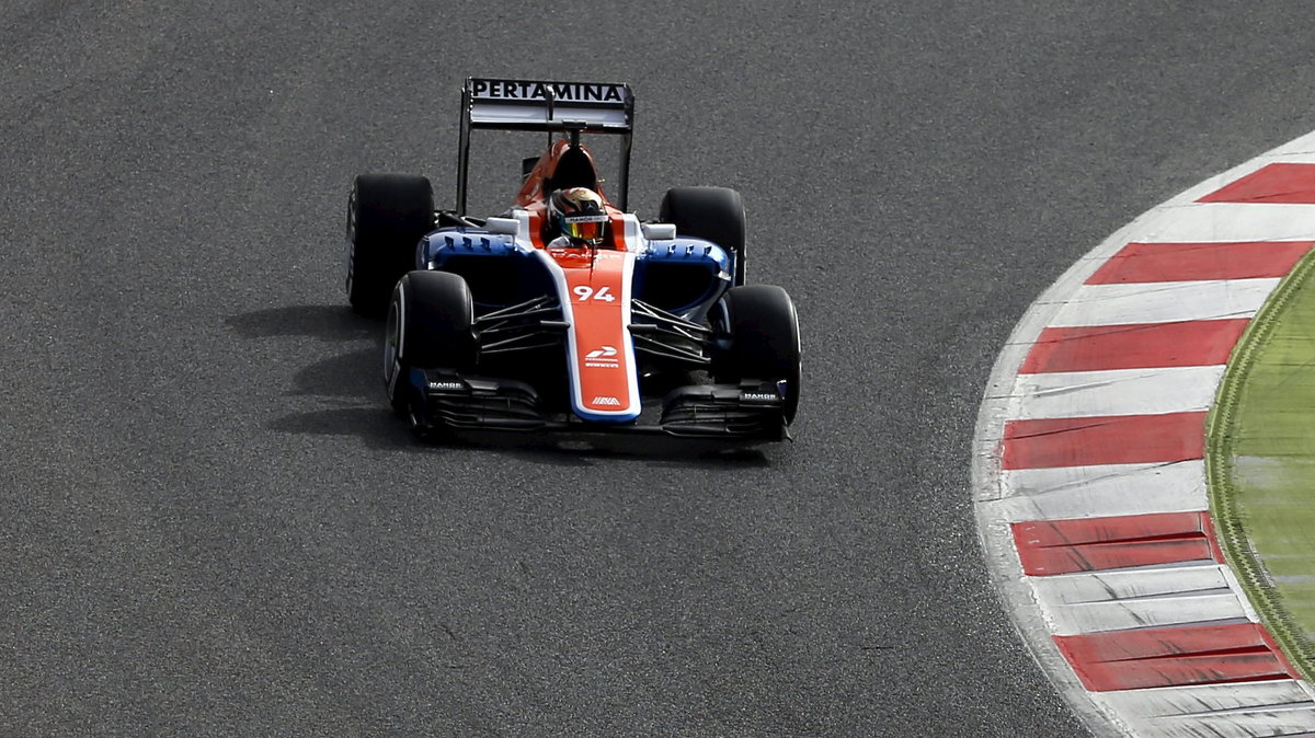 Pascal Wehrlein w bolidzie Manora