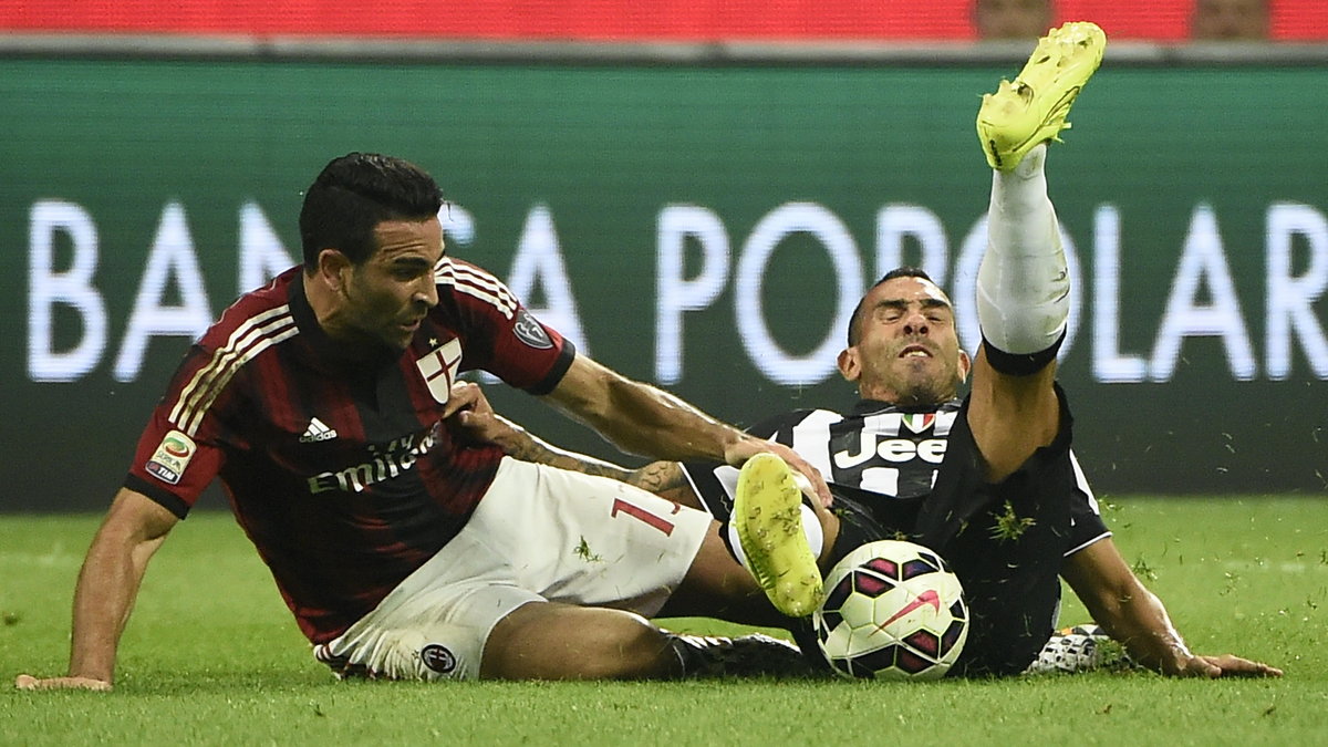 Adil Rami, Carlos Tevez, AC Milan, Juventus Turyn, Serie A