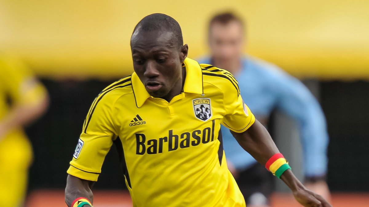 Dominic Oduro w barwach swojego byłego klubu - Columbus Crew