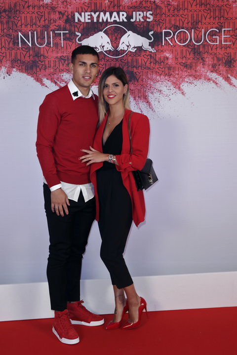  Leandro Paredes z żoną Camilą