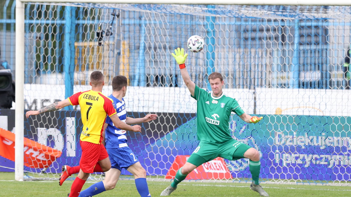 Marcin Cebula (Korona Kielce), Thomas Dähne i Damian Michalski (Wisła Płock)