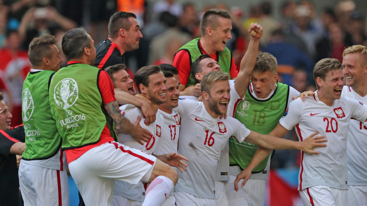 25.06.2016 SZWAJCARIA - POLSKA 1/8 FINALU UEFA EURO 2016 PILKA NOZNA