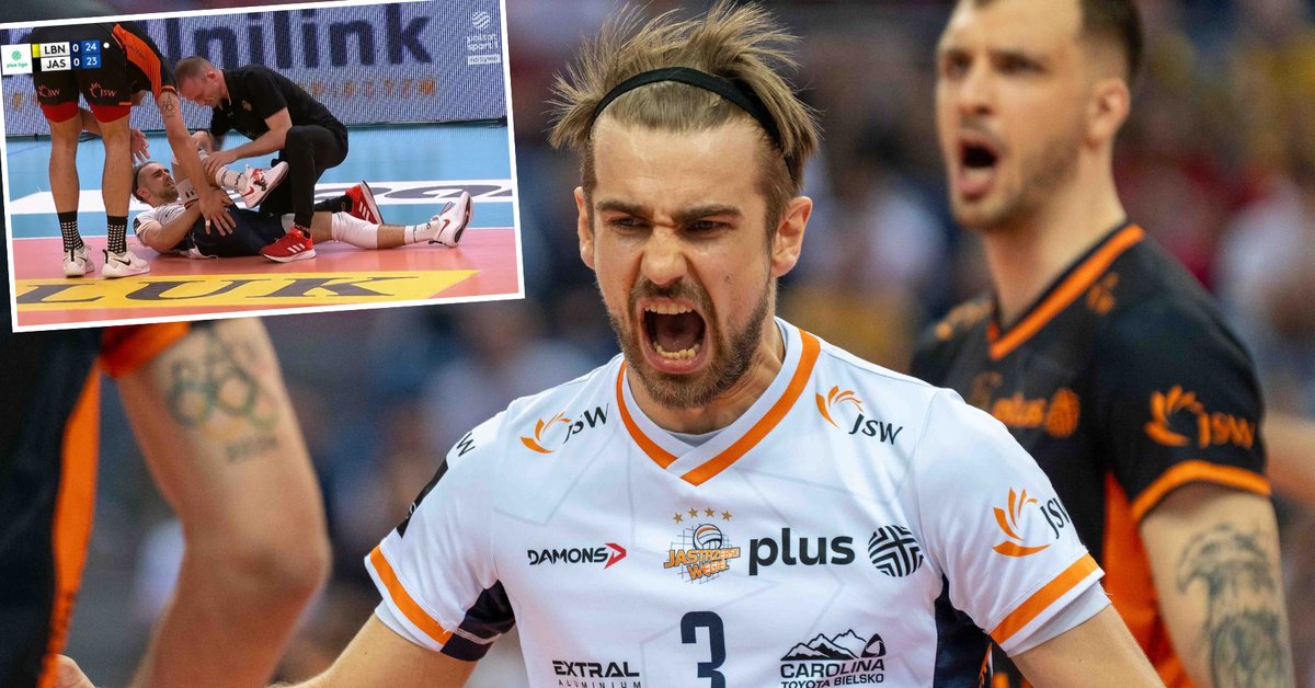 Ogromny pech reprezentanta Polski w półfinale PlusLigi. Grymas bólu i zmiana