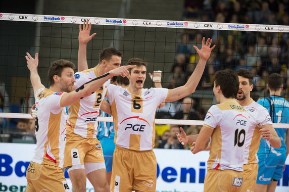 SIATKÓWKA LIGA MISTRZÓW SKRA BEŁCHATÓW - ZENIT KAZAŃ (zawodnicy Skry)