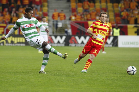 PIŁKA NOŻNA LIGA POLSKA JAGIELLONIA BIAŁYSTOK LECHIA GDAŃSK (Konstantin Vassiljev Gerson)