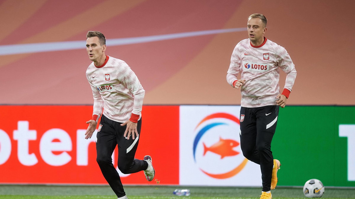 Arkadiusz Milik i Kamil Grosicki