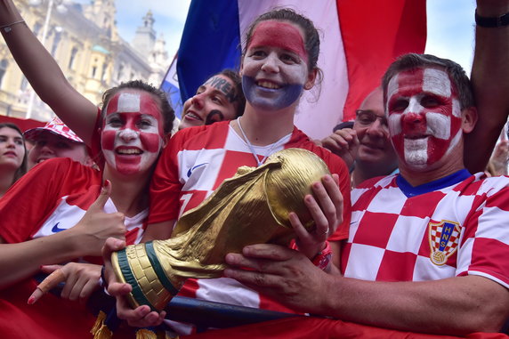 epa06893734 - CROATIA SOCCER FIFA WORLD CUP 2018 (Runner up Croatian national team in Zagreb)