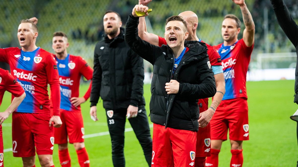 Piłkarze Piasta Gliwice liczą na utrzymanie w Ekstraklasie