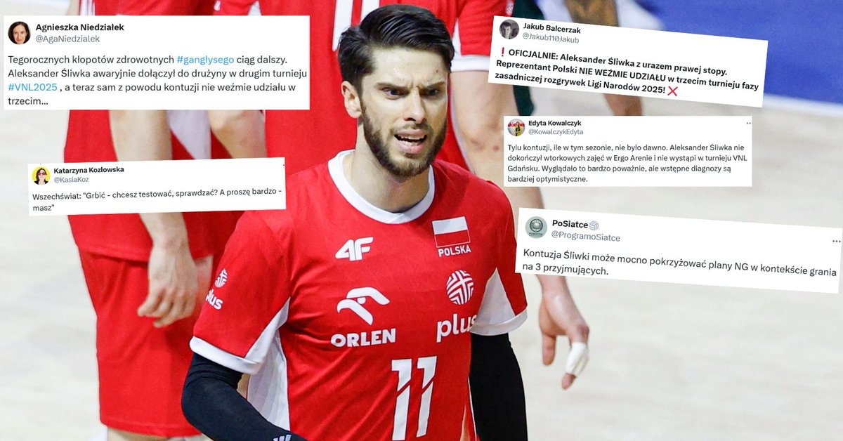 Oto konsekwencje kontuzji Aleksandra Śliwki. Tego w kadrze nie było dawno