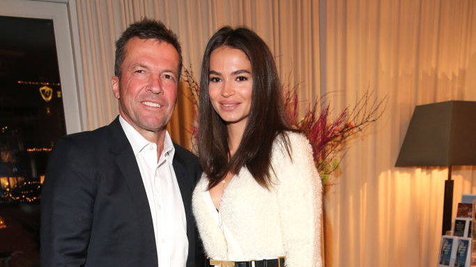 Lothar Matthaeus z żoną Anastasią