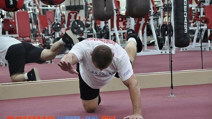 Tomasz Adamek - trening Adamka w Newark